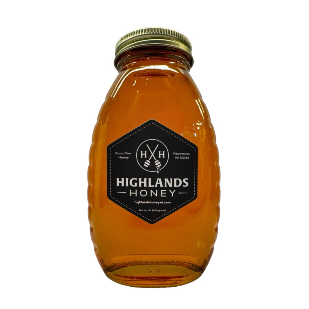 1 lb. Jar of Amber (Fall) Honey